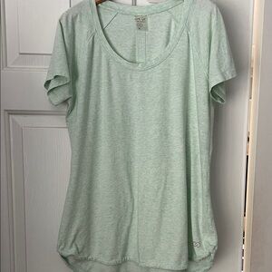 Alia Mint Green Short Sleeve Top